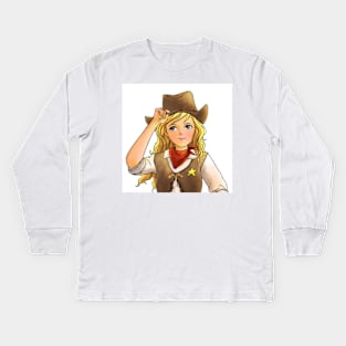 Sheriff Tammy! Kids Long Sleeve T-Shirt